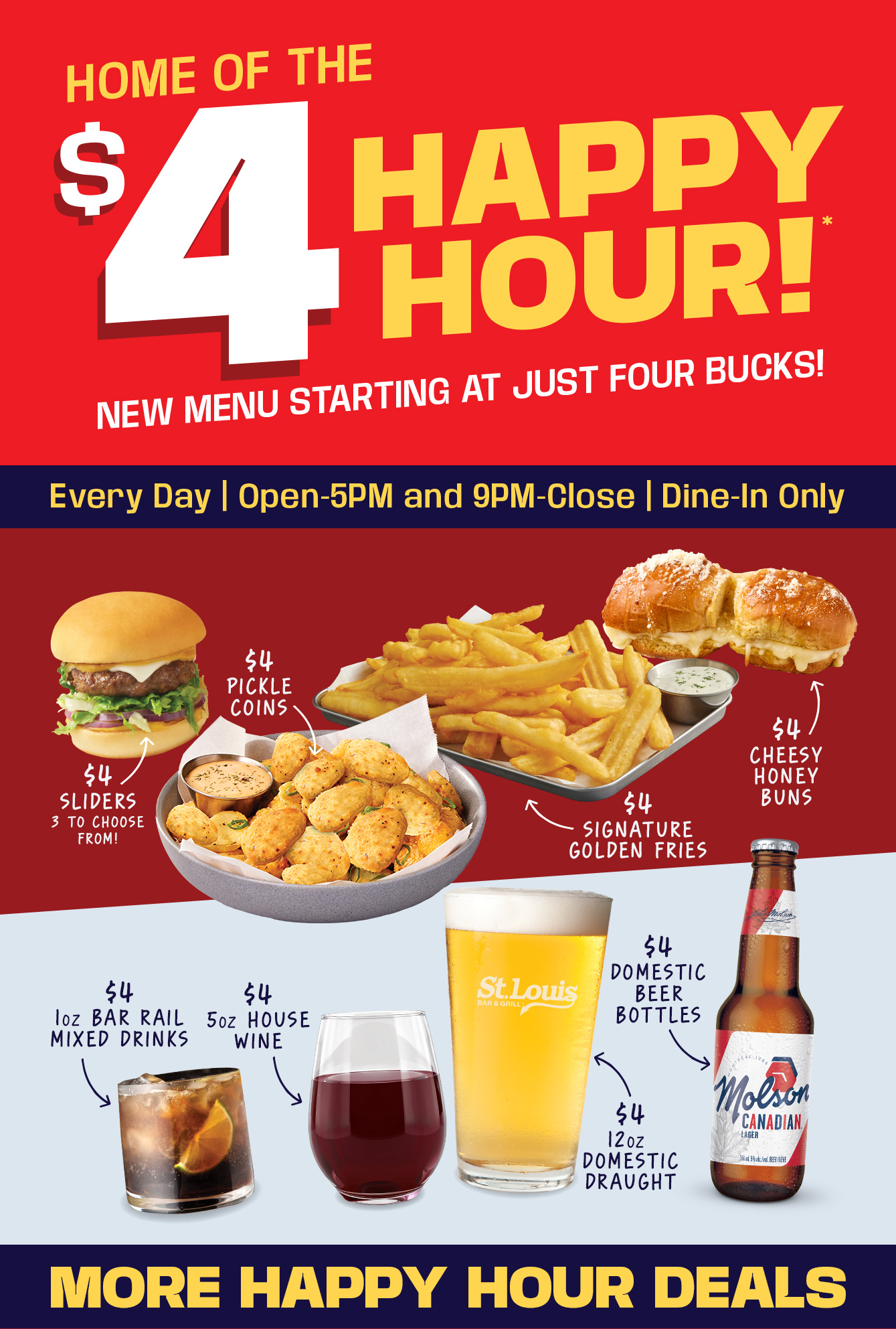 HH_LandingPage_National_Apr8_Mobile_01 $4 Happy Hour Deals | Every Day | Open-5pm & 9pm-close | Dine-in Only